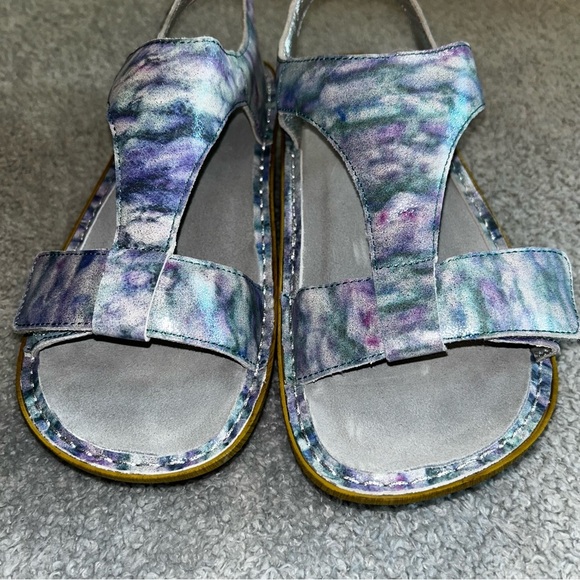Alegria Blue and Purple Sandals Comfort Style - Picture 3 of 7